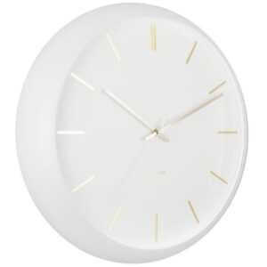 Time for home Bílo-zlaté nástěnné hodiny Belene Ø 40 cm