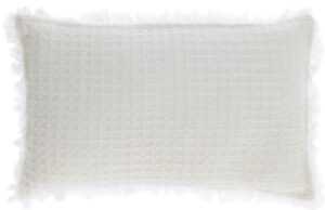 Bílý bavlněný povlak na polštář Kave Home Shallow 30 x 50 cm