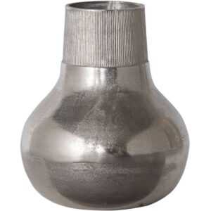 Hoorns Stříbrná kovová váza Kymani L