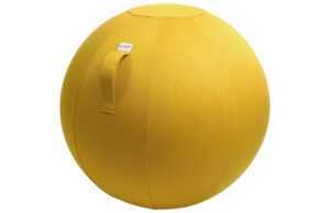 Hořčicově žlutý sedací / gymnastický míč  VLUV LEIV Ø 65 cm