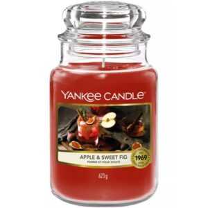 Velká vonná svíčka Yankee Candle Apple & Sweet Fig