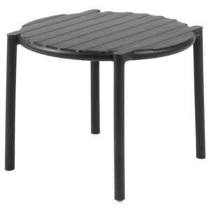 Nardi Antracitově šedý plastový zahradní odkládací stolek Doga 50 cm
