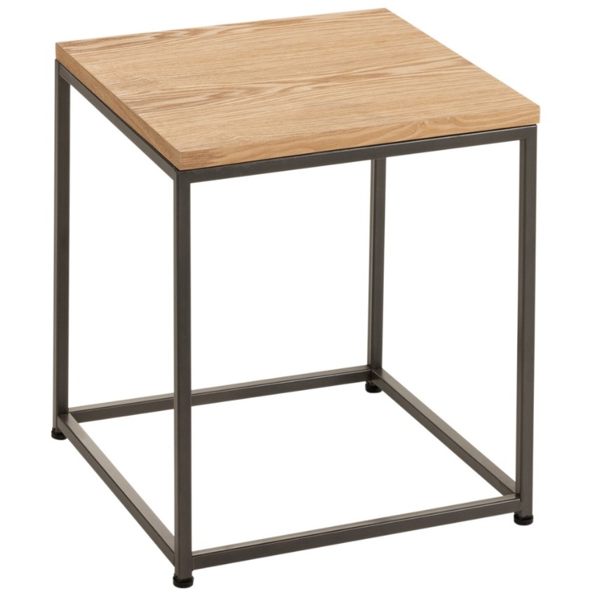 Dřevěný odkládací stolek J-line Élio 40 x 40 cm