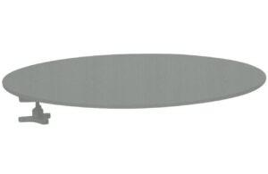 Popelově šedý přídavný odkládací stolek Fermob Bellevie 36 cm