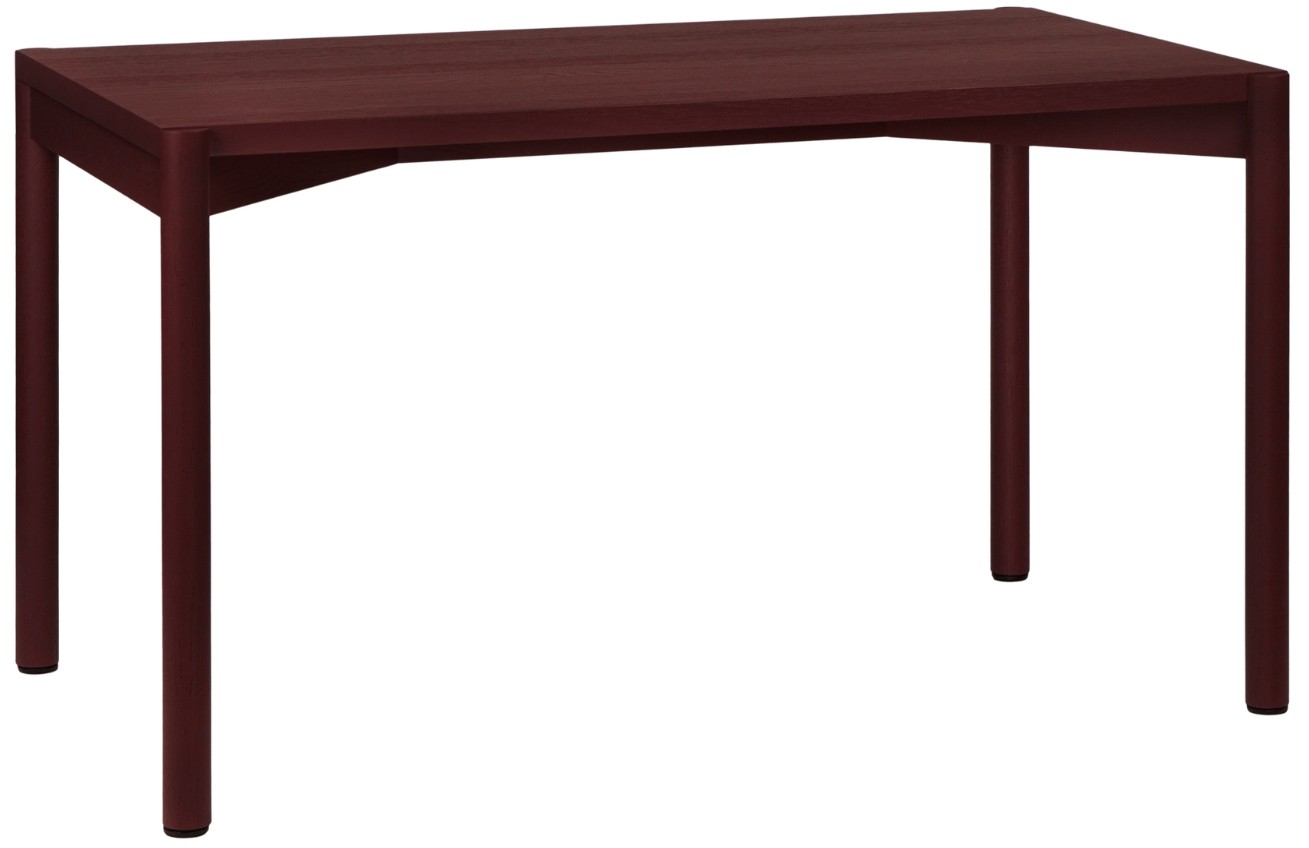 Noo.ma Fialový dubový jídelní stůl Yami 130 x 70 cm