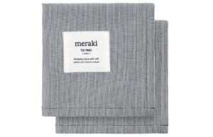 Sada šedých bavlněných utěrek Meraki Verum 75 x 55 cm
