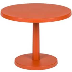 Noo.ma Oranžový kovový odkládací stolek Odo 52 cm