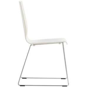 Pedrali Bílá plastová jídelní židle Kuadra 1158