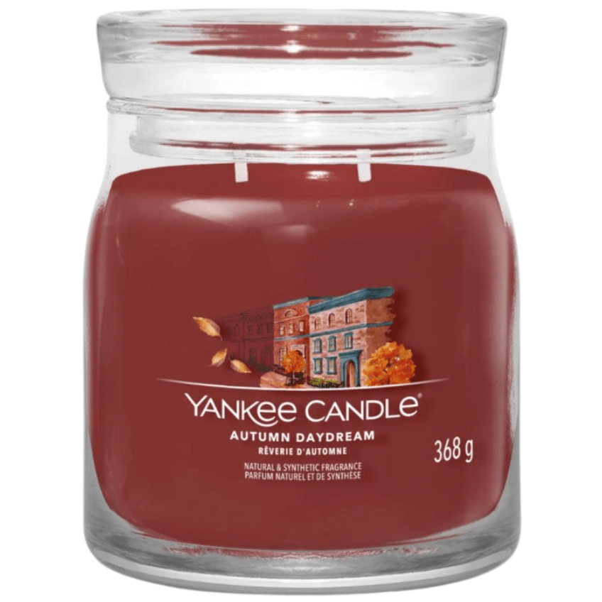 Střední vonná svíčka Yankee Candle Autumn Daydream Signature
