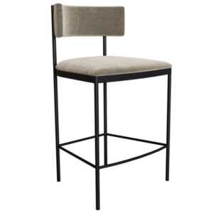 Béžová čalouněná barová židle Miotto Roveto 65 cm