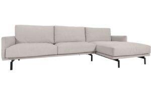 Béžová látková rohová pohovka Kave Home Galene 314 cm