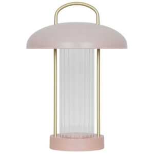 Nordlux Růžová kovová stolní LED lampa Mirano