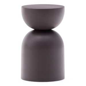 Fialový kovový odkládací stolek Kave Home Rachell 30