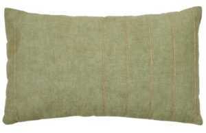Zelený lněný povlak na polštář Kave Home Sayema 30 x 50 cm