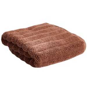 Kave Home Hnědý bavlněný ručník Navira 30 x 50 cm