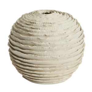 Kave Home Béžová keramická váza Evania 15