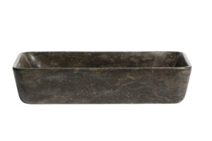 Kave Home Šedé mramorové umyvadlo na desku Darnen 55 x 35 cm