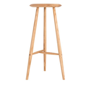 Gazzda Dubová barová židle Blanc 65 cm