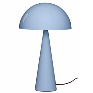 Modrá kovová stolní lampa Hübsch Mush 50 cm