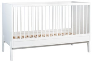 Krémově bílá dětská rostoucí postýlka Quax Ashi 70 x 140 cm
