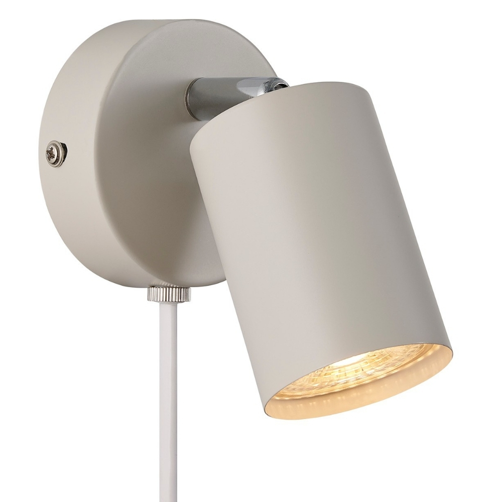 Nordlux Béžové kovové nástěnné světlo Explore