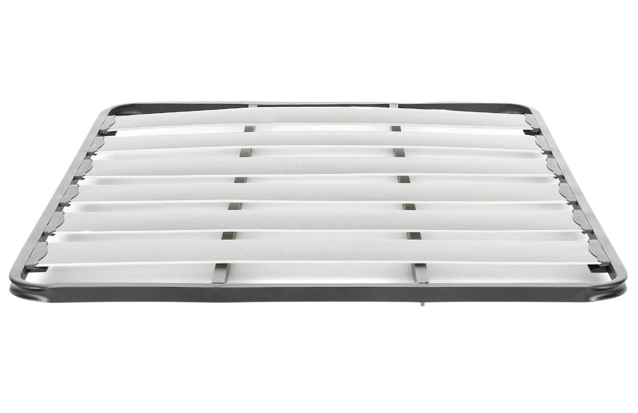 Černý postelový rošt Kave Home Talo 150 x 190 cm