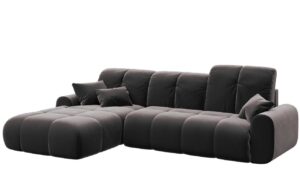 Devichy Sametová rozkládací pohovka Tous 290 cm