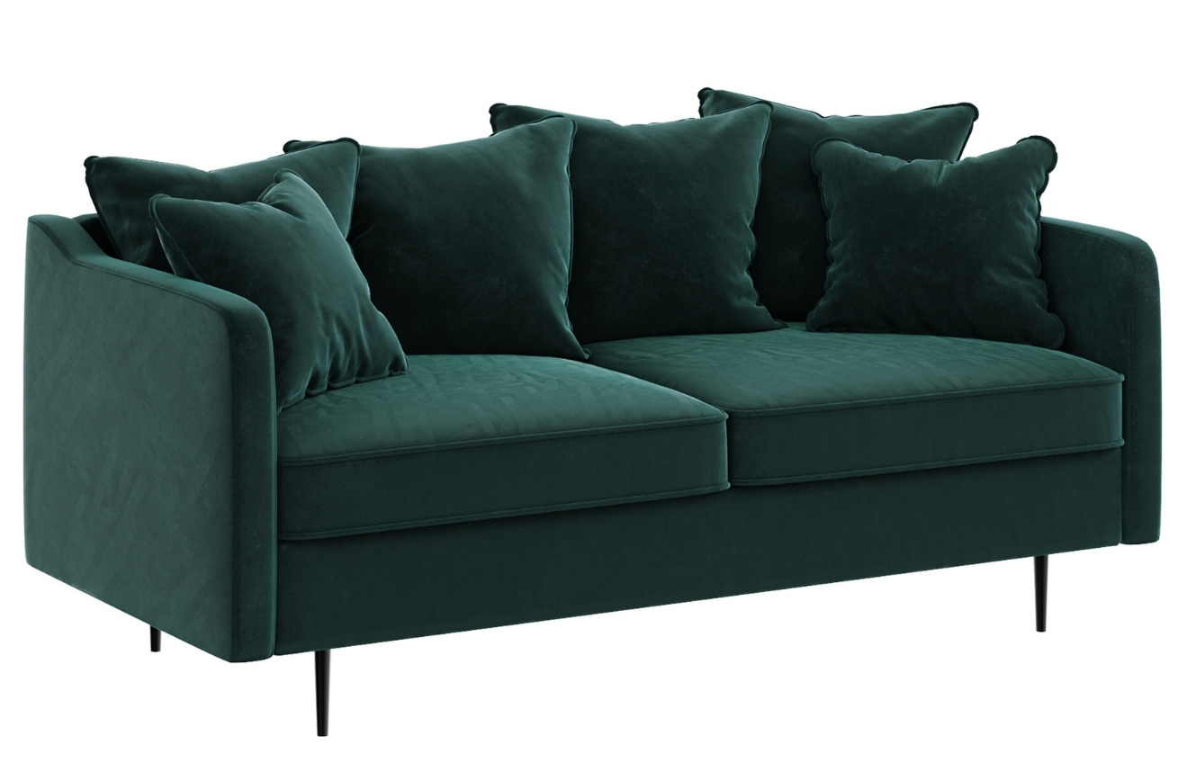 Ghado Sametová pohovka Esme 176 cm