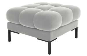 Micadoni Sametová podnožka Mamaia 60 x 60 cm