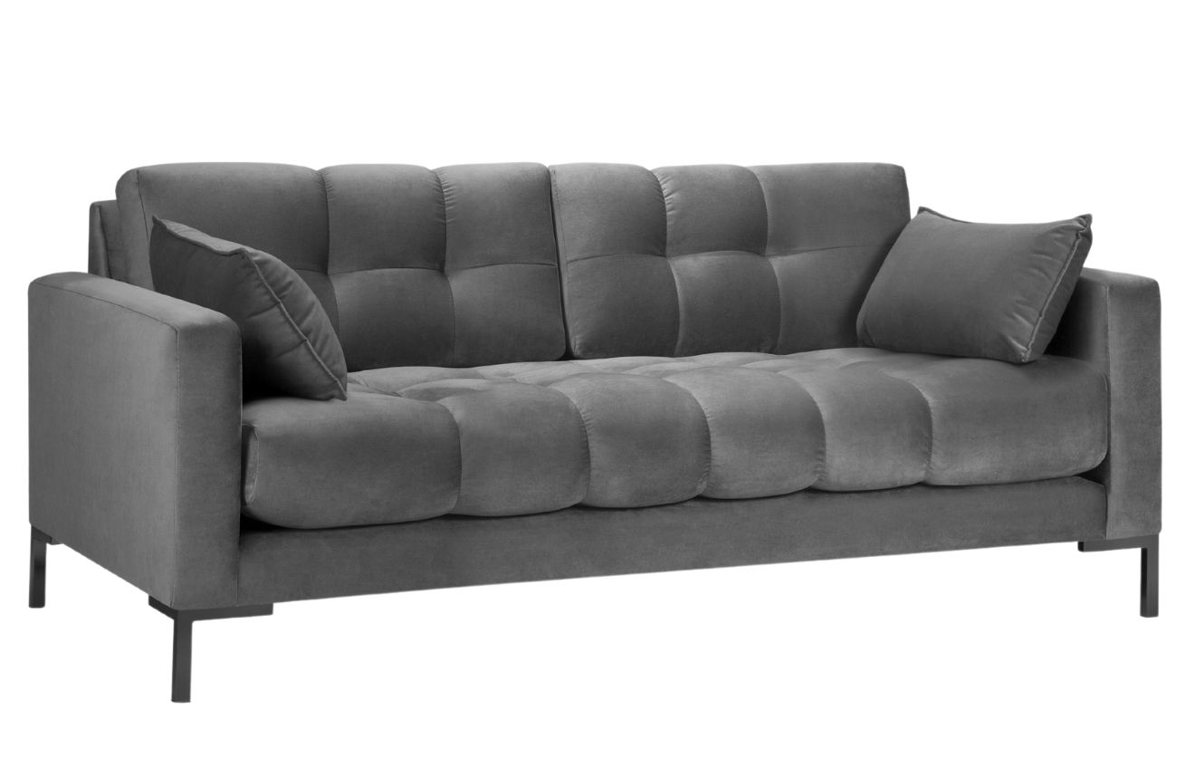 Micadoni Sametová pohovka Mamaia 177 cm