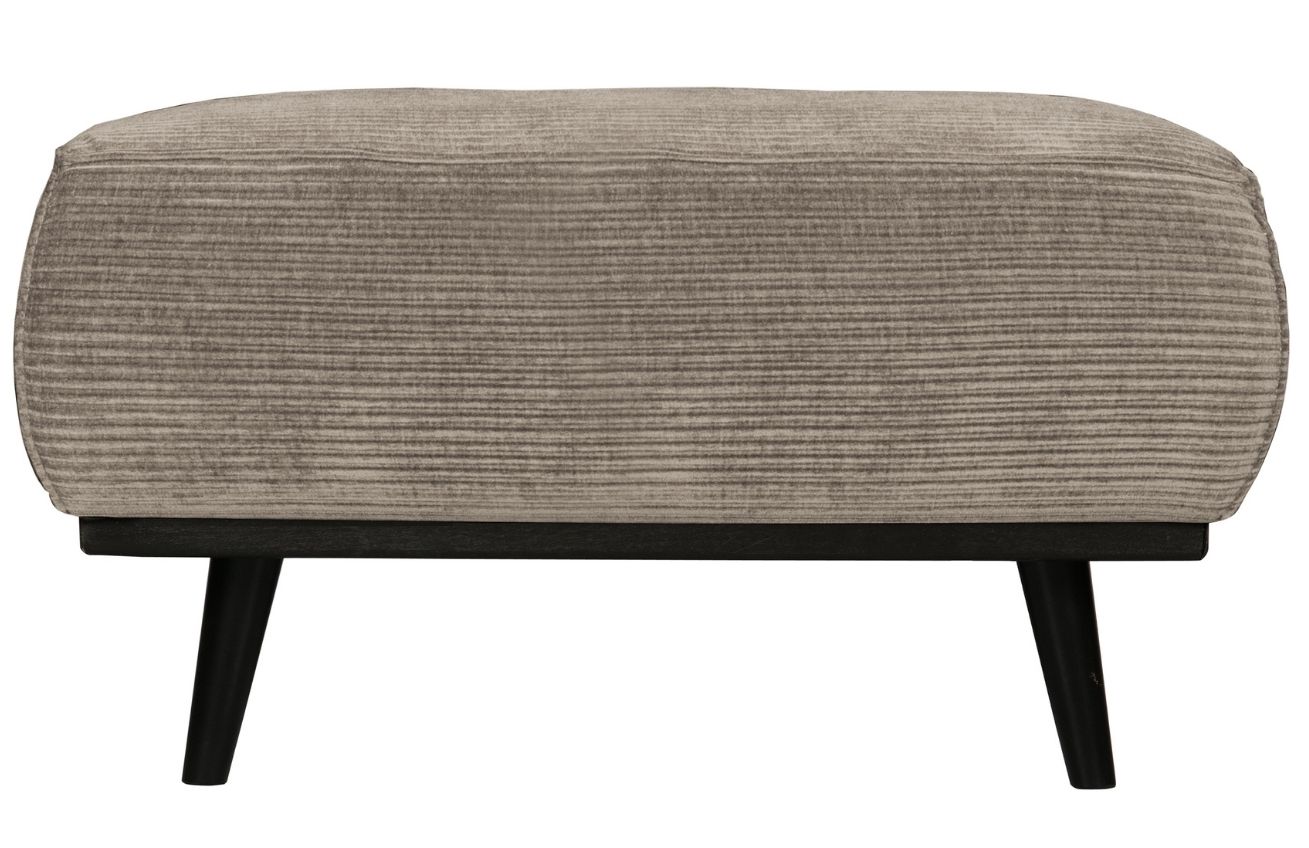 WOOOD Světle šedá manšestrová podnožka Twilight