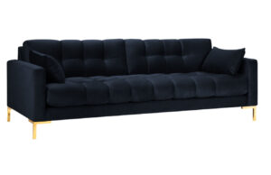 Micadoni Sametová pohovka Mamaia 217 cm