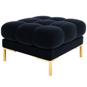 Micadoni Sametová podnožka Mamaia 60 x 60 cm