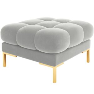 Micadoni Sametová podnožka Mamaia 60 x 60 cm