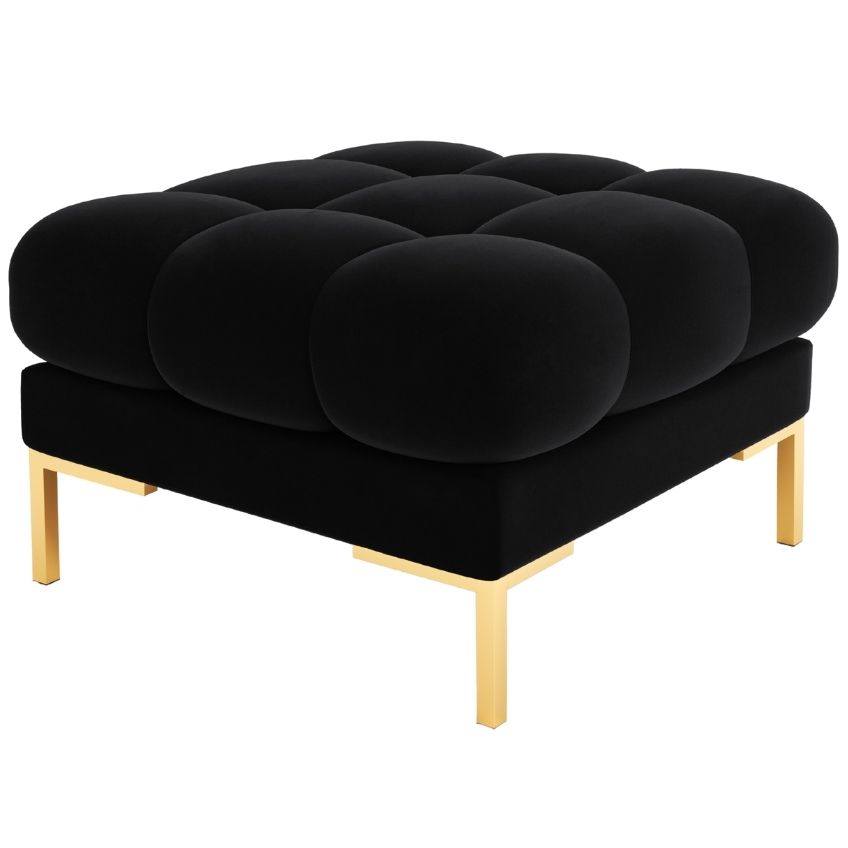 Micadoni Sametová podnožka Mamaia 60 x 60 cm