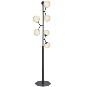 Halo Design Skleněná stojací lampa Atom 155 cm