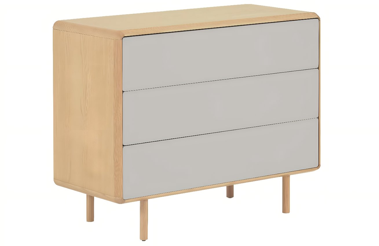 Jasanová komoda Kave Home Anielle 99 x 42 cm