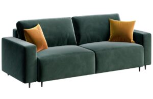 Ghado Sametová rozkládací pohovka Hesto 237 cm