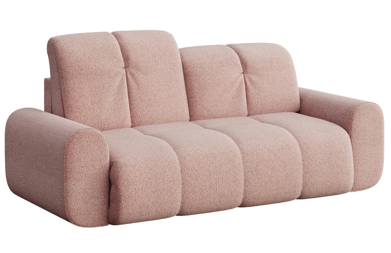 Devichy Růžová bouclé dvoumístná pohovka Tous 210 cm