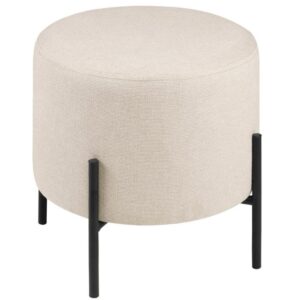 Béžový taburet Somcasa Herman 40 cm
