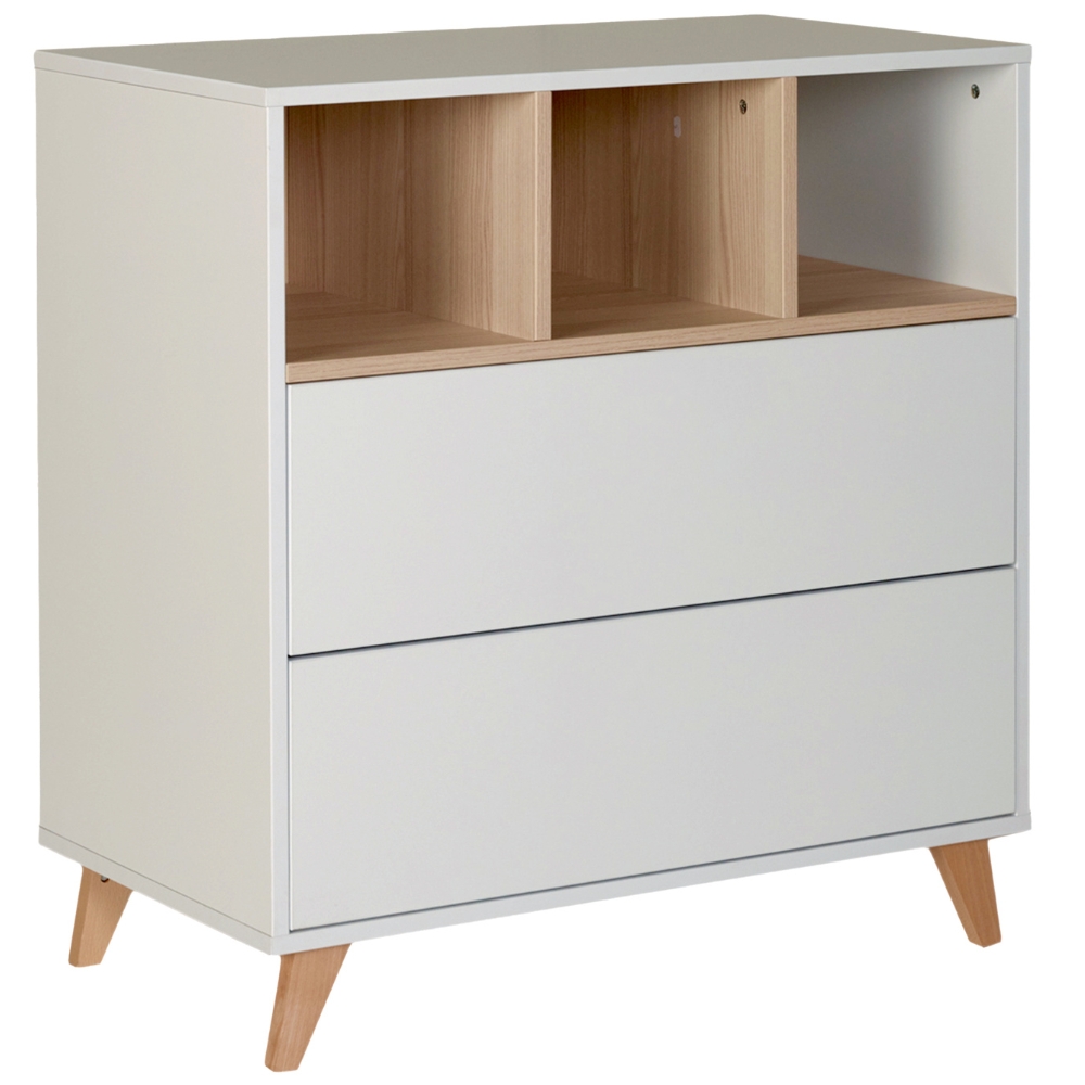 Bílá přebalovací komoda Quax Loft 86 x 48 cm