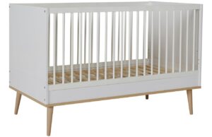 Bílá dětská rostoucí postýlka Quax Flow 70 x 140 cm