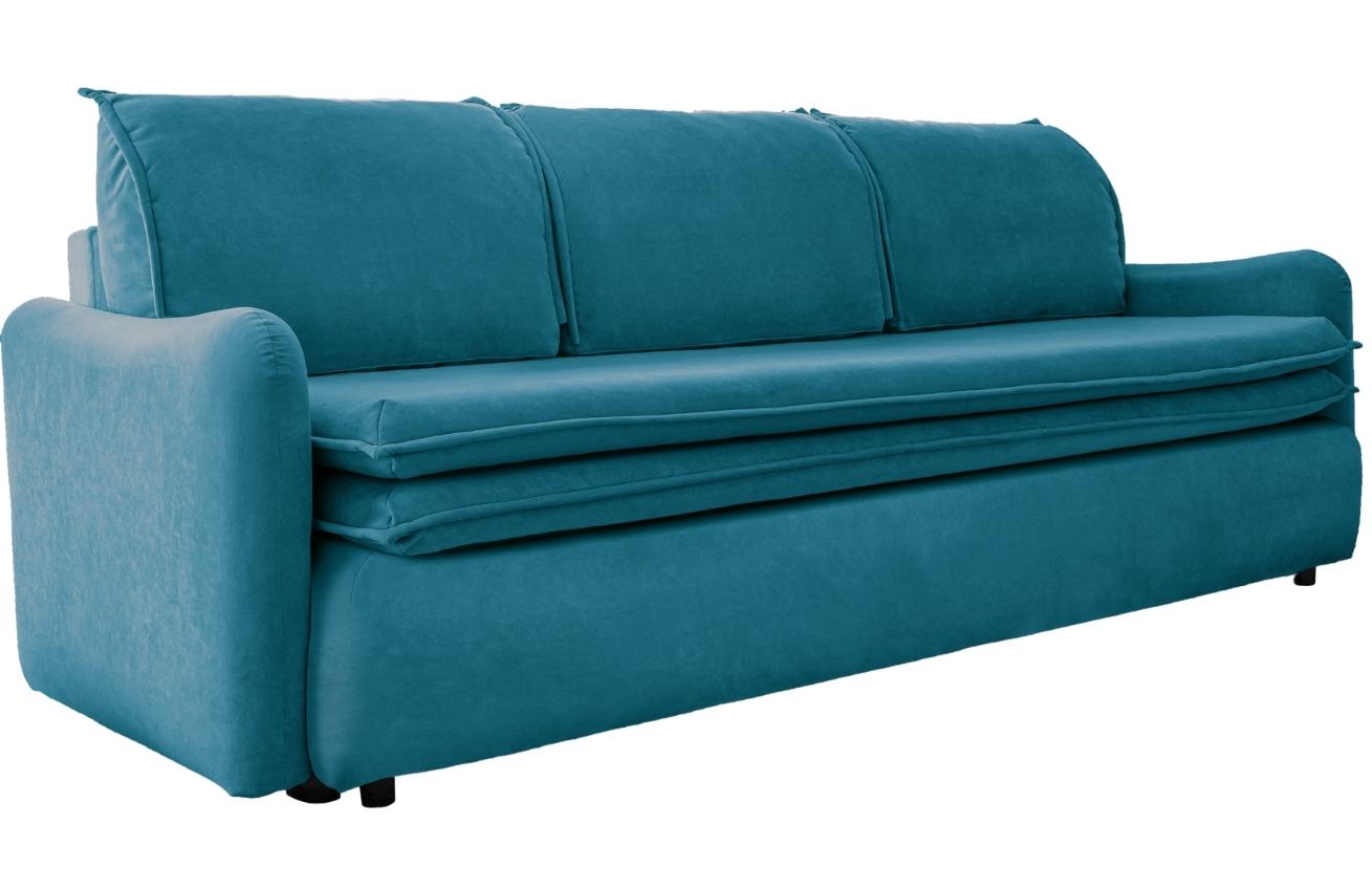 Miuform Sametová rozkládací pohovka Tender Eddie 214 cm