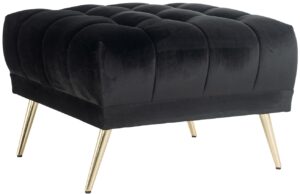 Richmond Sametová podnožka Huxley 70 x 70 cm