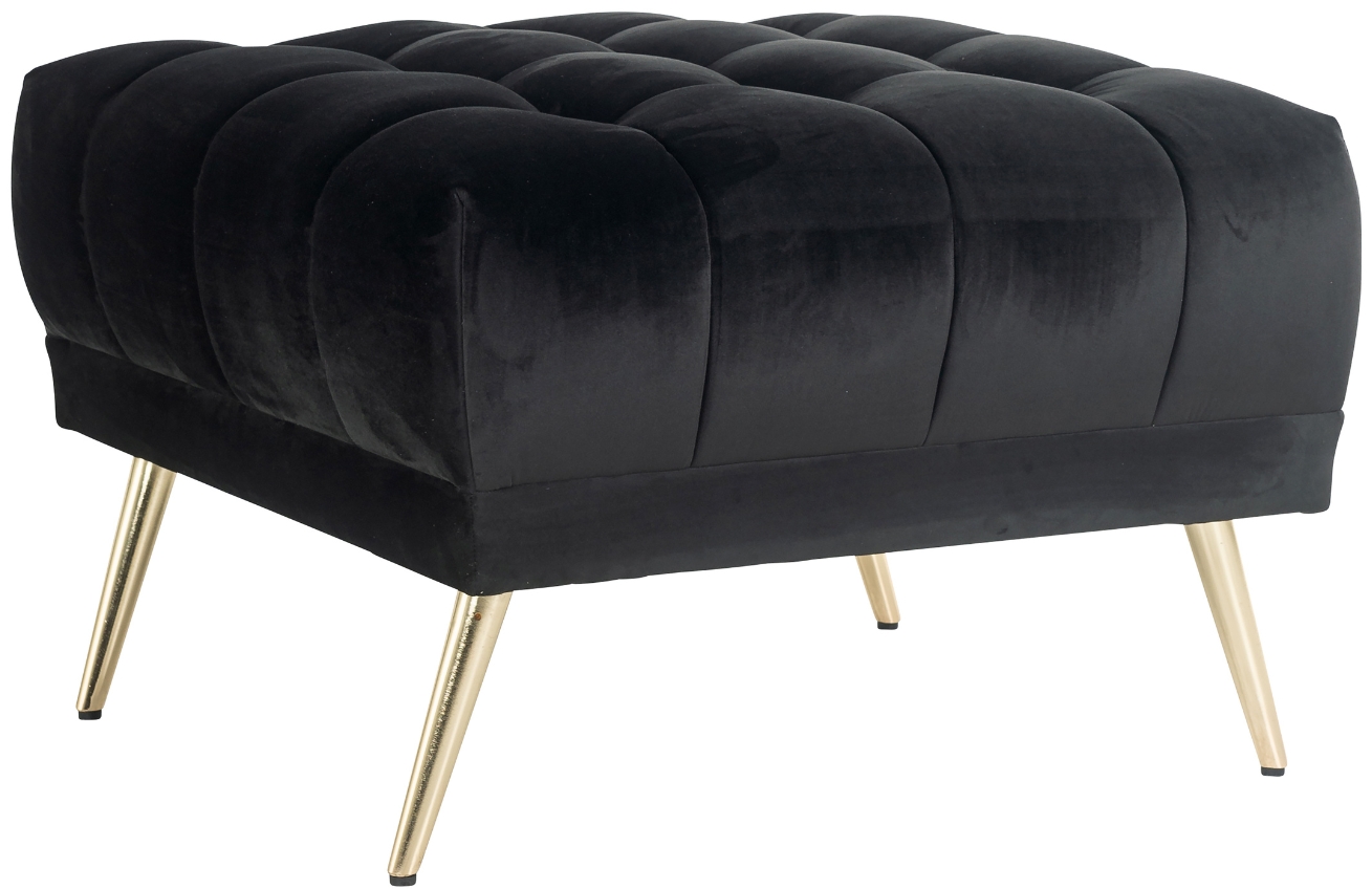 Richmond Sametová podnožka Huxley 70 x 70 cm