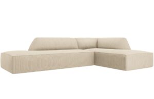 Micadoni Manšestrová rohová pohovka Ruby 273 cm