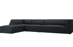 Micadoni Manšestrová rohová pohovka Ruby 366 cm