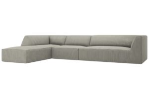 Micadoni Manšestrová rohová pohovka Ruby 366 cm