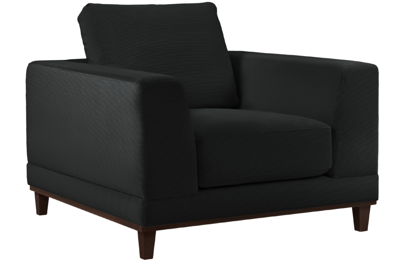 Windsor & Co Manšestrové křeslo Leon