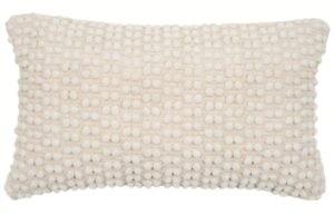 Bílý povlak na polštář Kave Home Mascarell 30 x 50 cm